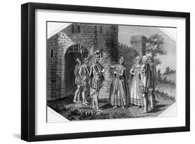 Head of the Duke of York-null-Framed Art Print