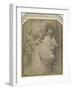 Head of the Emperor Gallienus (Or ?Hadrian), after the Antique-Annibale Carracci-Framed Giclee Print