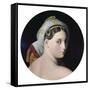 Head of the Grande Odalisque-Jean-Auguste-Dominique Ingres-Framed Stretched Canvas