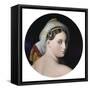 Head of the Grande Odalisque-Jean-Auguste-Dominique Ingres-Framed Stretched Canvas