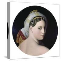 Head of the Grande Odalisque-Jean-Auguste-Dominique Ingres-Stretched Canvas