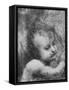 'Head of the Infant Jesus - Virgin and Child with St. Anne and Infant St. John', c1480 (1945)-Leonardo Da Vinci-Framed Stretched Canvas