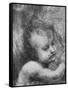 'Head of the Infant Jesus - Virgin and Child with St. Anne and Infant St. John', c1480 (1945)-Leonardo Da Vinci-Framed Stretched Canvas