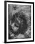 'Head of the Infant St. John - Virgin and Child with St. Anne and Infant St. John', c1480 (1945)-Leonardo Da Vinci-Framed Giclee Print