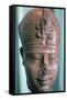 Head of the Pharaoh Teos, 4th Century Bc-null-Framed Stretched Canvas