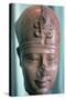Head of the Pharaoh Teos, 4th Century Bc-null-Stretched Canvas