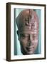Head of the Pharaoh Teos, 4th Century Bc-null-Framed Photographic Print