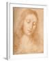 'Head of the Redeemer', c15th century, (1932)-Leonardo Da Vinci-Framed Giclee Print