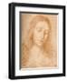 'Head of the Redeemer', c15th century, (1932)-Leonardo Da Vinci-Framed Giclee Print