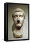 Head of the Roman Emperor Tiberius-A Lorenzini-Framed Stretched Canvas