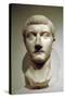 Head of the Roman Emperor Tiberius-A Lorenzini-Stretched Canvas