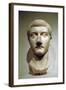 Head of the Roman Emperor Tiberius-A Lorenzini-Framed Photographic Print