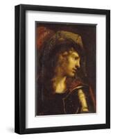 Head of the Young Warrior-Pietro Della Vecchia-Framed Giclee Print