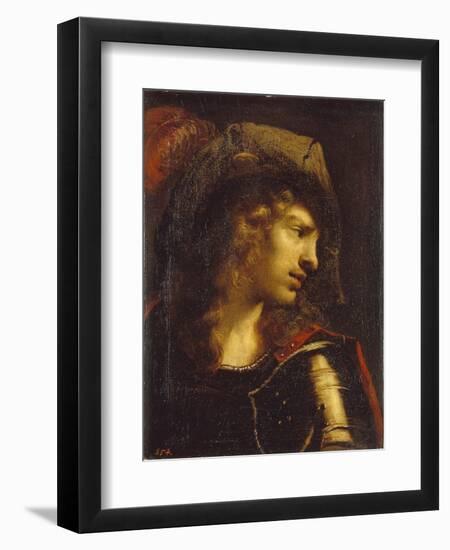 Head of the Young Warrior-Pietro Della Vecchia-Framed Giclee Print