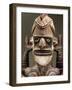 Head of Uli, Wood Carving, Height 150 Cm, New Ireland, Papua New Guinea, 18th-19th Century, Detail-null-Framed Giclee Print