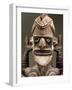 Head of Uli, Wood Carving, Height 150 Cm, New Ireland, Papua New Guinea, 18th-19th Century, Detail-null-Framed Giclee Print