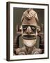 Head of Uli, Wood Carving, Height 150 Cm, New Ireland, Papua New Guinea, 18th-19th Century, Detail-null-Framed Giclee Print