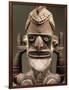 Head of Uli, Wood Carving, Height 150 Cm, New Ireland, Papua New Guinea, 18th-19th Century, Detail-null-Framed Giclee Print