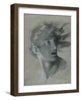 Head of Vengeance, C.1804-Pierre-Paul Prud'hon-Framed Giclee Print