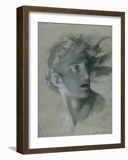 Head of Vengeance, C.1804-Pierre-Paul Prud'hon-Framed Giclee Print