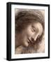 Head of Virgin, 1508-1512-Leonardo Da Vinci-Framed Giclee Print