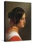 Head of Woman by Friedrich Von Amerling-null-Stretched Canvas