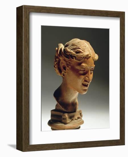 Head of Woman from Capri-Vincenzo Gemito-Framed Giclee Print