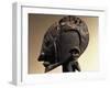 Head of Wood and Metal Sculpture-null-Framed Giclee Print