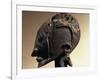 Head of Wood and Metal Sculpture-null-Framed Giclee Print