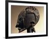 Head of Wood and Metal Sculpture-null-Framed Giclee Print