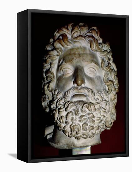 Head of Zeus-null-Framed Stretched Canvas