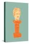 Head on Pedestal-Gigi Rosado-Stretched Canvas