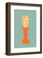 Head on Pedestal-Gigi Rosado-Framed Photographic Print