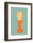 Head on Pedestal-Gigi Rosado-Framed Photographic Print