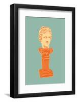 Head on Pedestal-Gigi Rosado-Framed Photographic Print