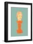 Head on Pedestal-Gigi Rosado-Framed Photographic Print