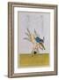 Head over Heels, Published 1835, Reprinted in 1908-Peter Fendi-Framed Giclee Print