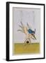 Head over Heels, Published 1835, Reprinted in 1908-Peter Fendi-Framed Giclee Print