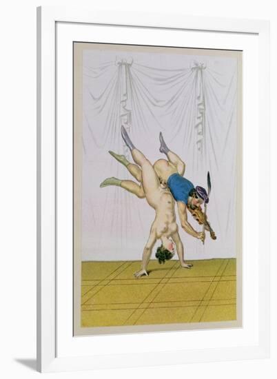 Head over Heels, Published 1835, Reprinted in 1908-Peter Fendi-Framed Giclee Print