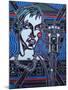 Head Phones-Abstract Graffiti-Mounted Giclee Print