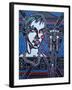 Head Phones-Abstract Graffiti-Framed Giclee Print