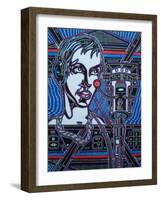 Head Phones-Abstract Graffiti-Framed Giclee Print