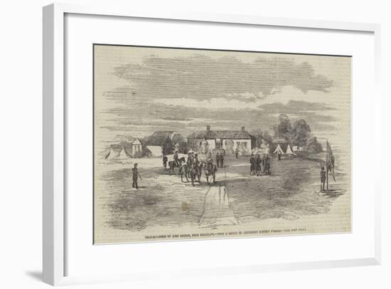 Head-Quarters of Lord Raglan, Near Balaclava-null-Framed Giclee Print