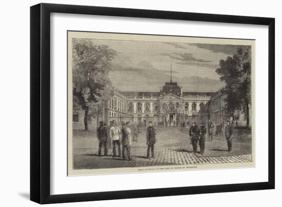 Head Quarters of the King of Prussia at Versailles-null-Framed Giclee Print