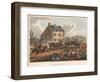 Head Quarters Waterloo 1815, Engraved by M. Dubourg, 1819 (Coloured Aquatint)-Franz Joseph Manskirch-Framed Giclee Print