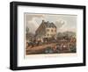 Head Quarters Waterloo 1815, Engraved by M. Dubourg, 1819 (Coloured Aquatint)-Franz Joseph Manskirch-Framed Giclee Print