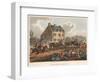 Head Quarters Waterloo 1815, Engraved by M. Dubourg, 1819 (Coloured Aquatint)-Franz Joseph Manskirch-Framed Giclee Print