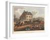 Head Quarters Waterloo 1815, Engraved by M. Dubourg, 1819 (Coloured Aquatint)-Franz Joseph Manskirch-Framed Giclee Print