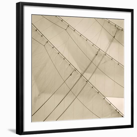 Head Sails of a Tall Ship-Michael Kahn-Framed Giclee Print