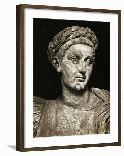 Head/Shoulders Sculpture of Constantine-null-Framed Photographic Print